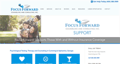 Desktop Screenshot of focusforwardcc.com