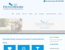 Tablet Screenshot of focusforwardcc.com